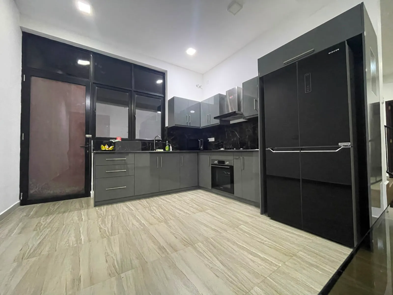 TenTwo fully equipped modern kitchen with dining area Kandy Sri Lanka